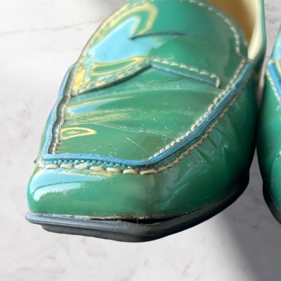 Prada Calzature Donna Patent Loafers in Voyage Color - Picture 12 of 13